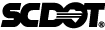 Black SCDOT logo